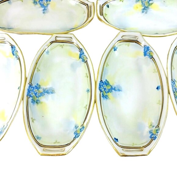 Vtg Nippon Sushi Condiment Platter With 6 Sauce Dishes Hand Painted Je-Oh China - Picture 11 of 11